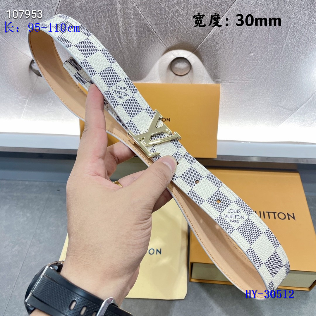 LV Belts 3.0 cm Width 057